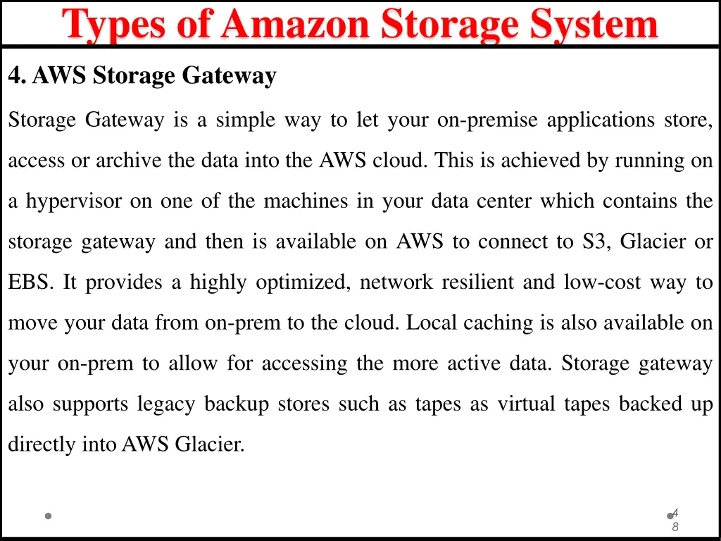 types of amazon storage system 3