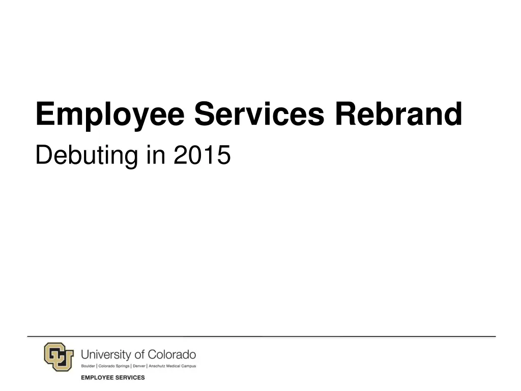 employee services rebrand debuting in 2015