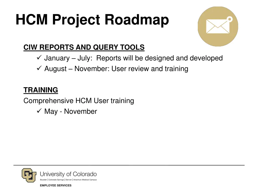 hcm project roadmap 2