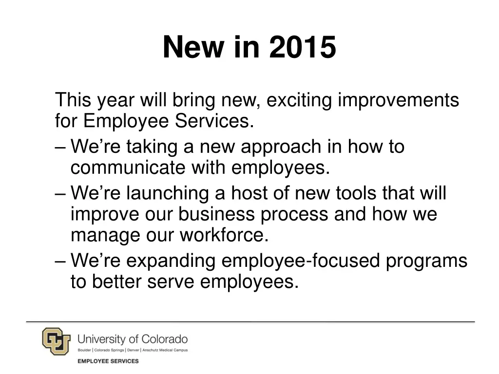 new in 2015
