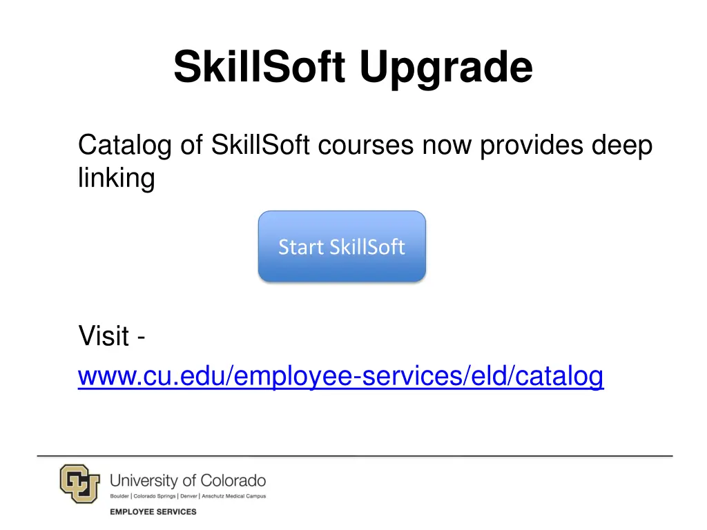 skillsoft upgrade