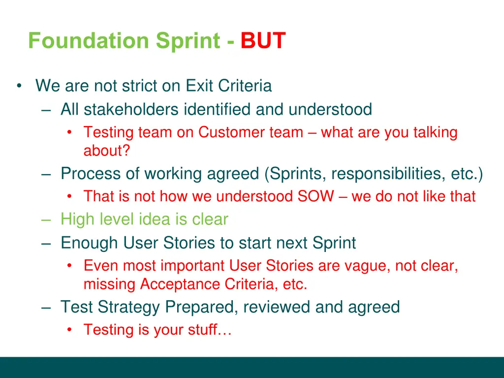 foundation sprint but