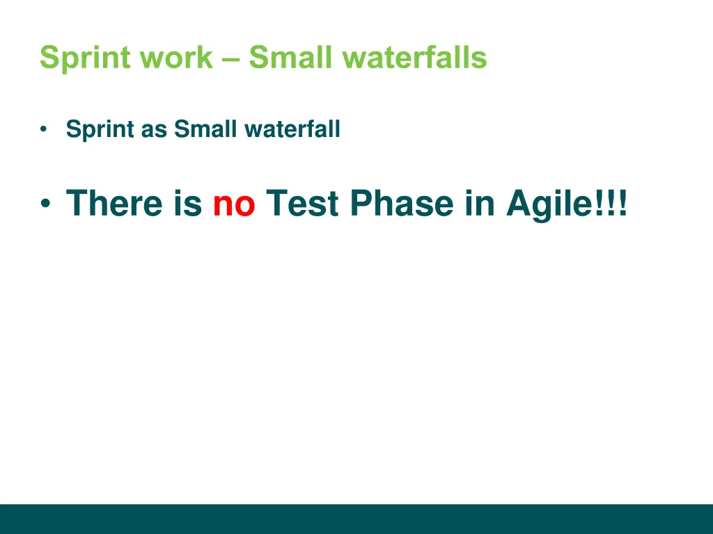 sprint work small waterfalls