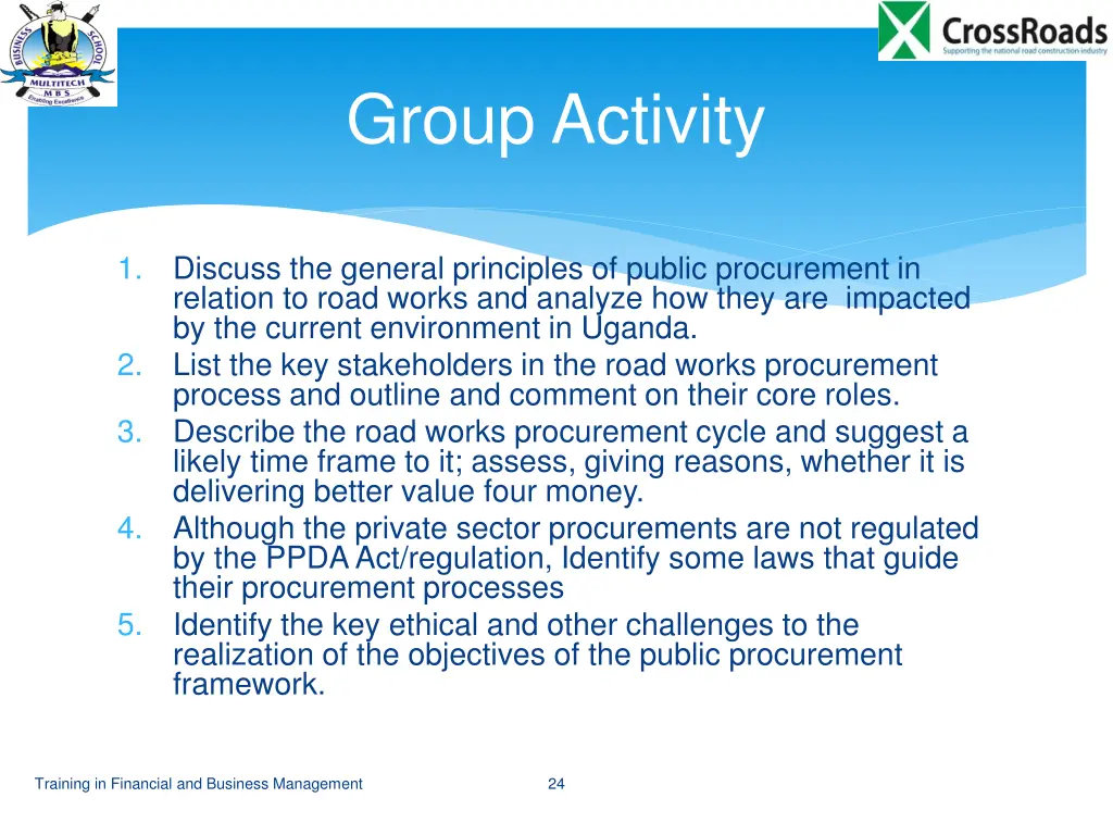 group activity