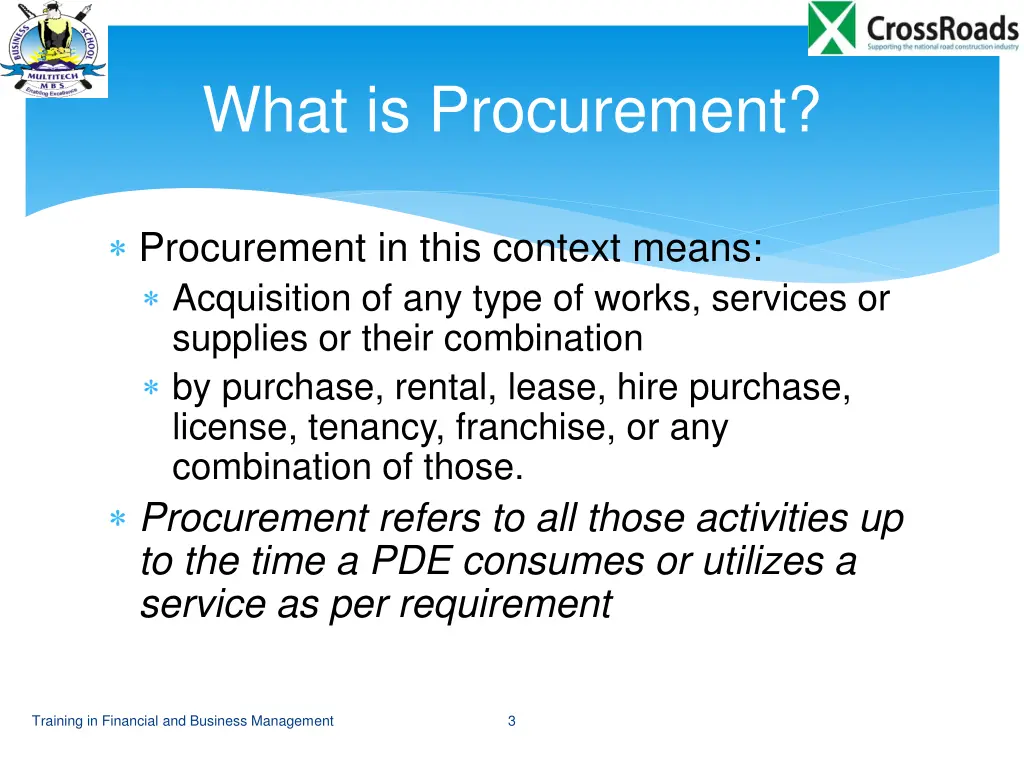 what is procurement