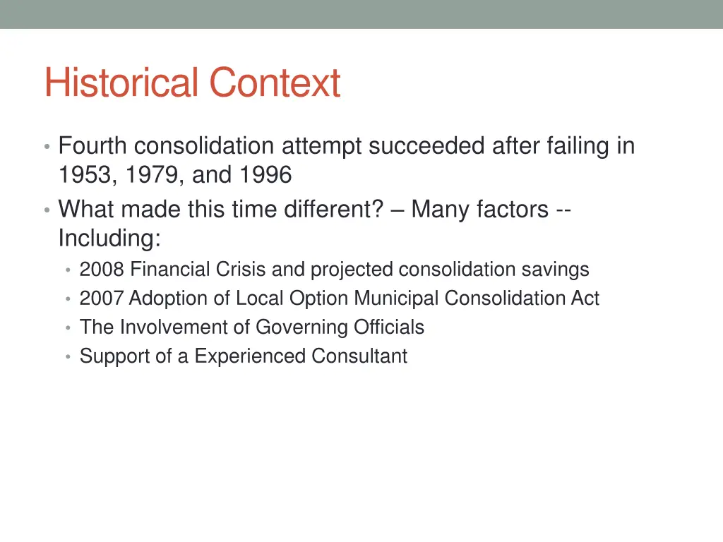historical context
