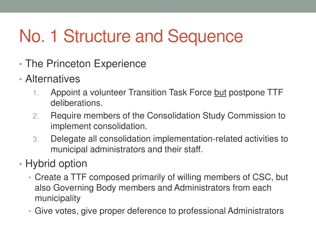 no 1 structure and sequence
