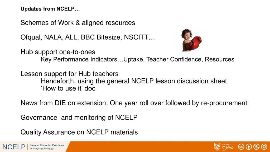 updates from ncelp