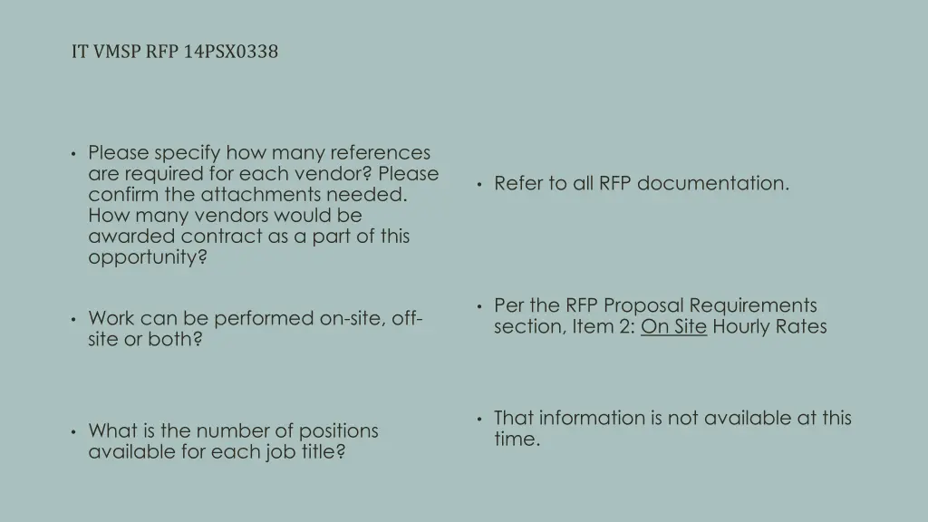it vmsp rfp 14psx0338 2