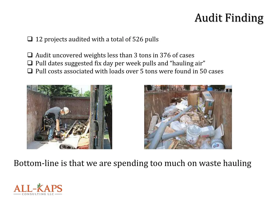 audit finding