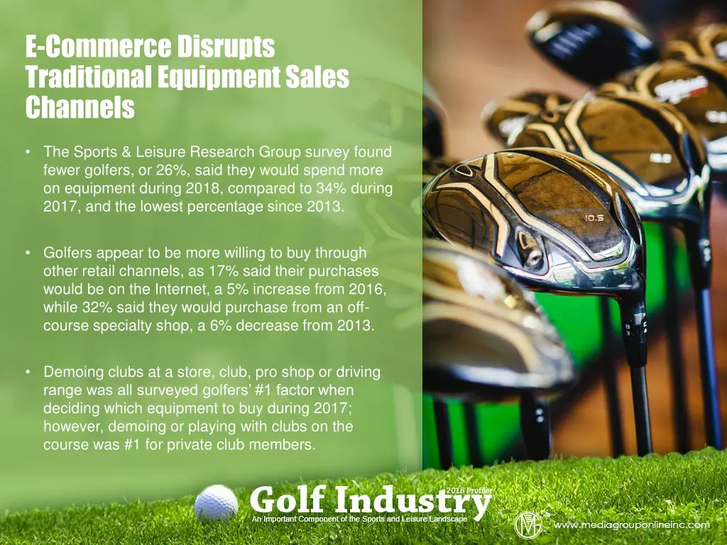 e commerce disrupts traditional equipment sales