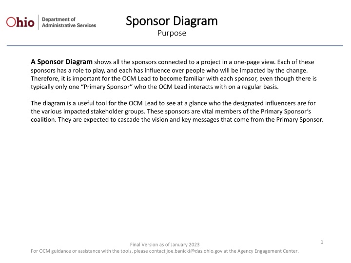 sponsor diagram sponsor diagram purpose