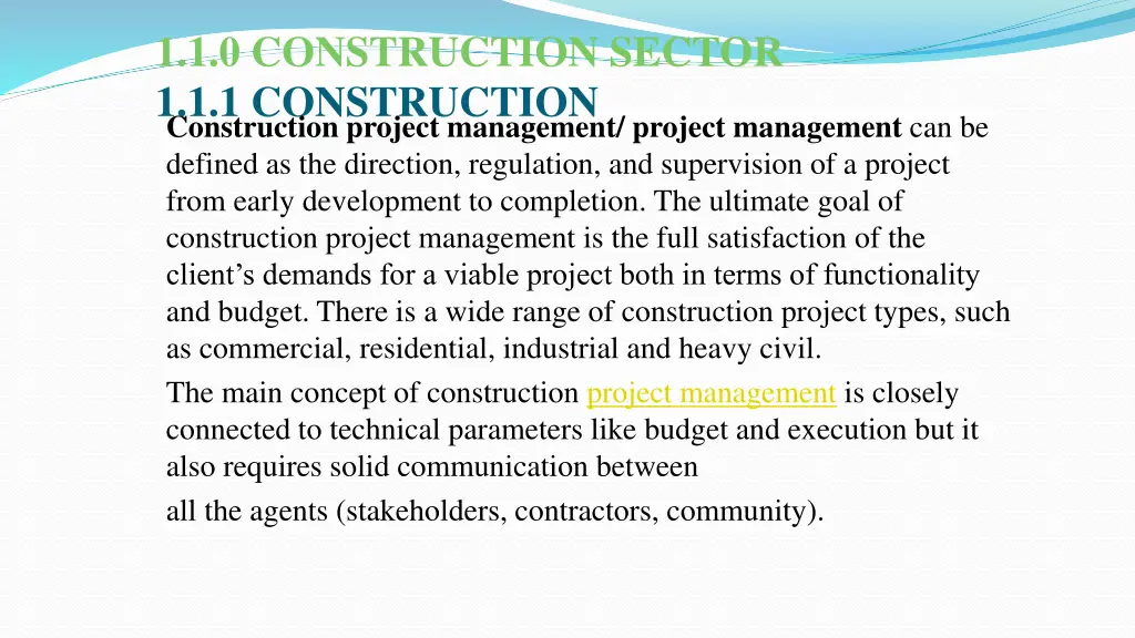 1 1 0 construction sector 1 1 1 construction 2
