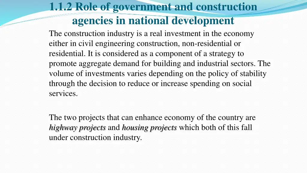 1 1 2 role of government and construction