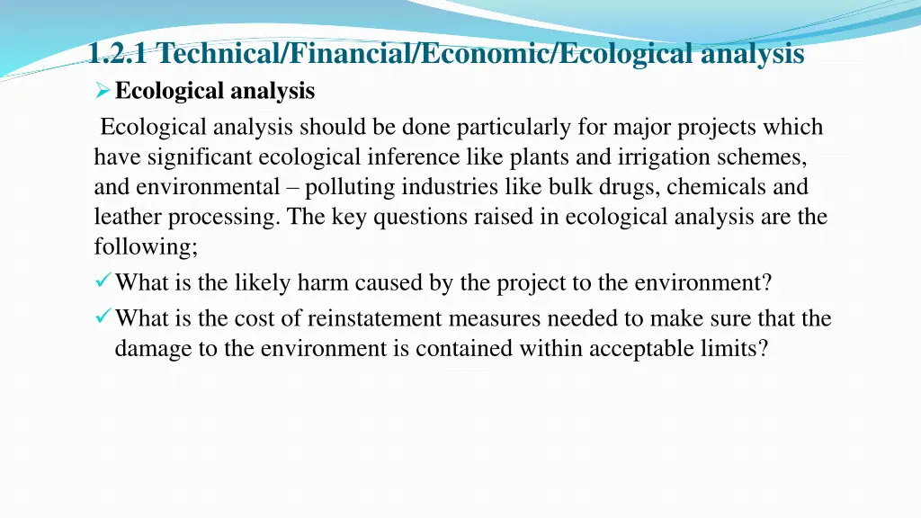 1 2 1 technical financial economic ecological 2