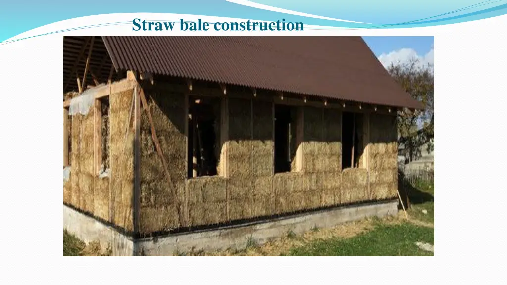 straw bale construction