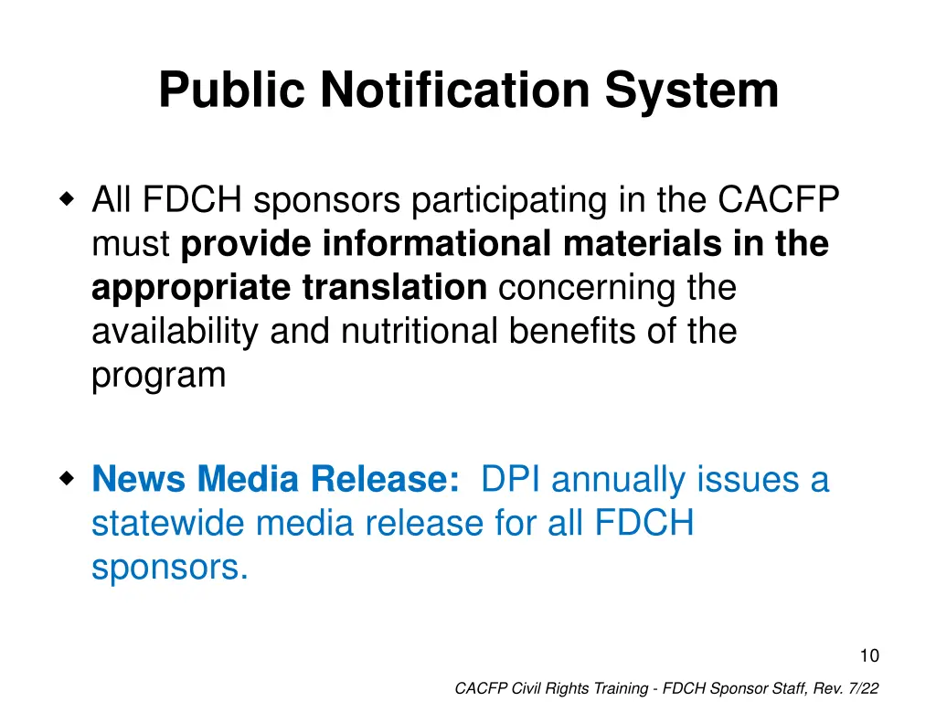 public notification system