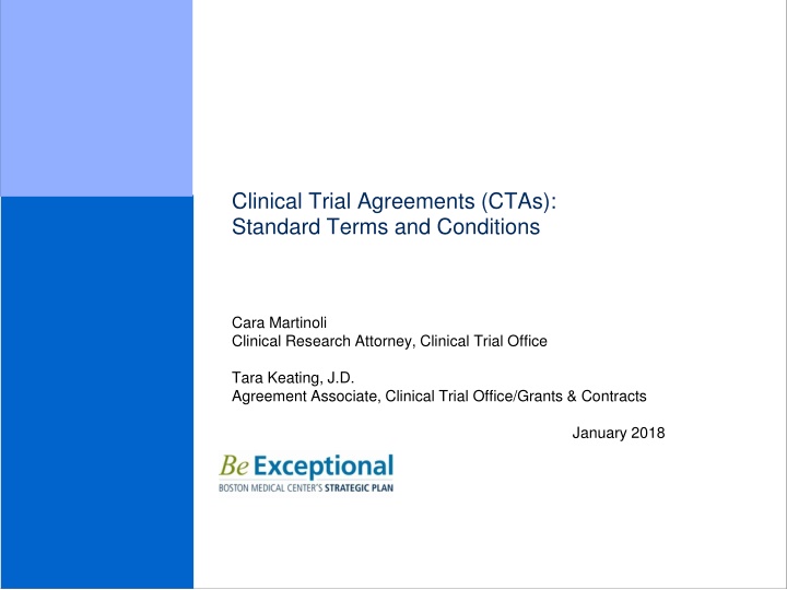 clinical trial agreements ctas standard terms