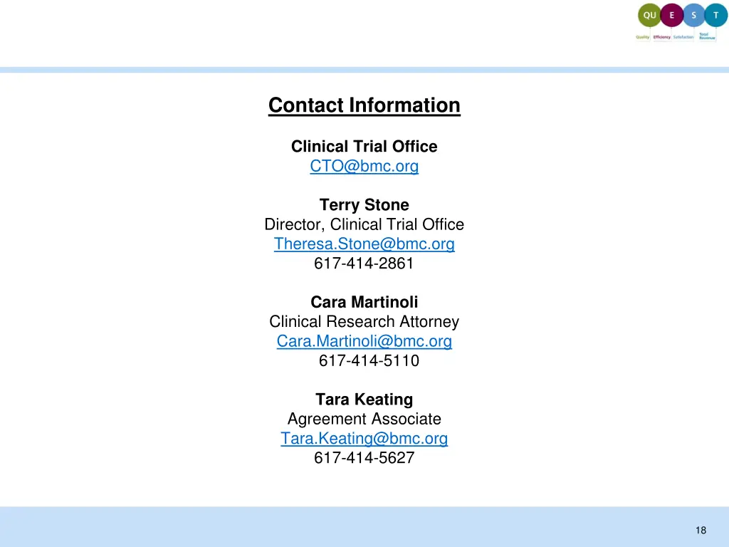 contact information
