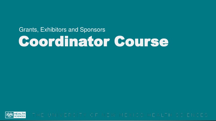 grants exhibitors and sponsors