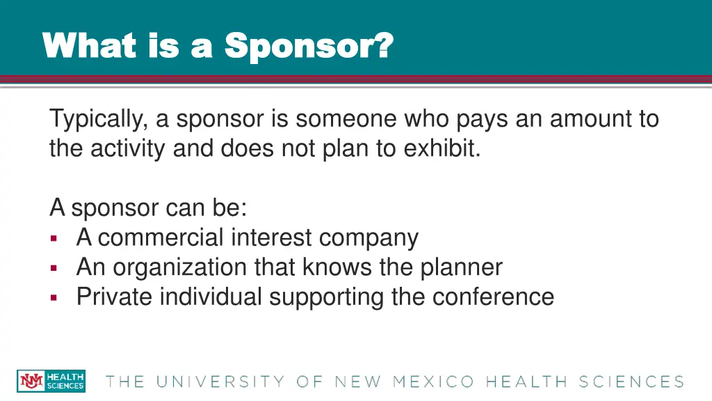 what is a sponsor what is a sponsor