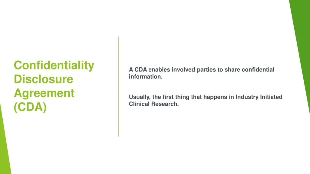 confidentiality disclosure agreement cda