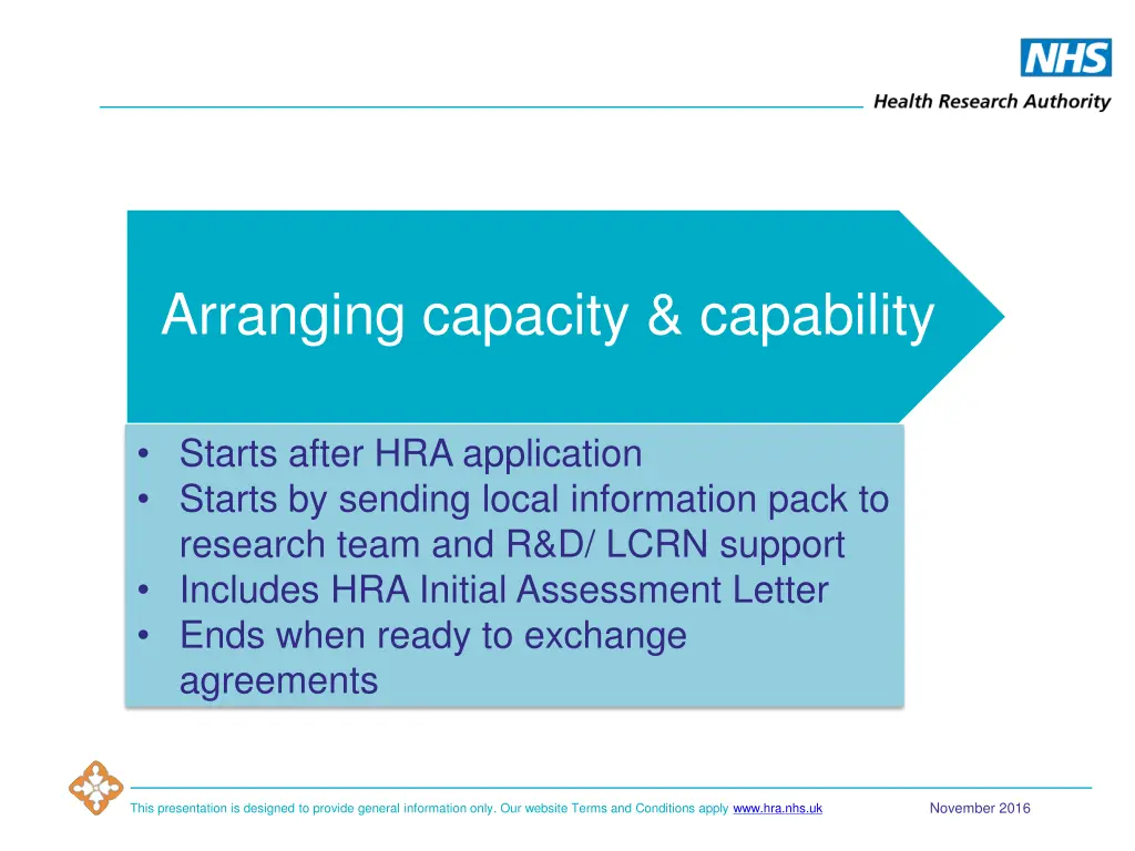 arranging capacity capability