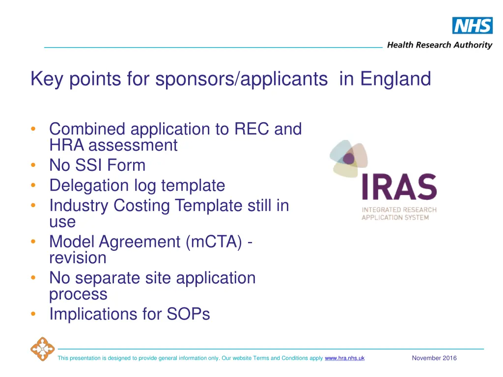 key points for sponsors applicants in england