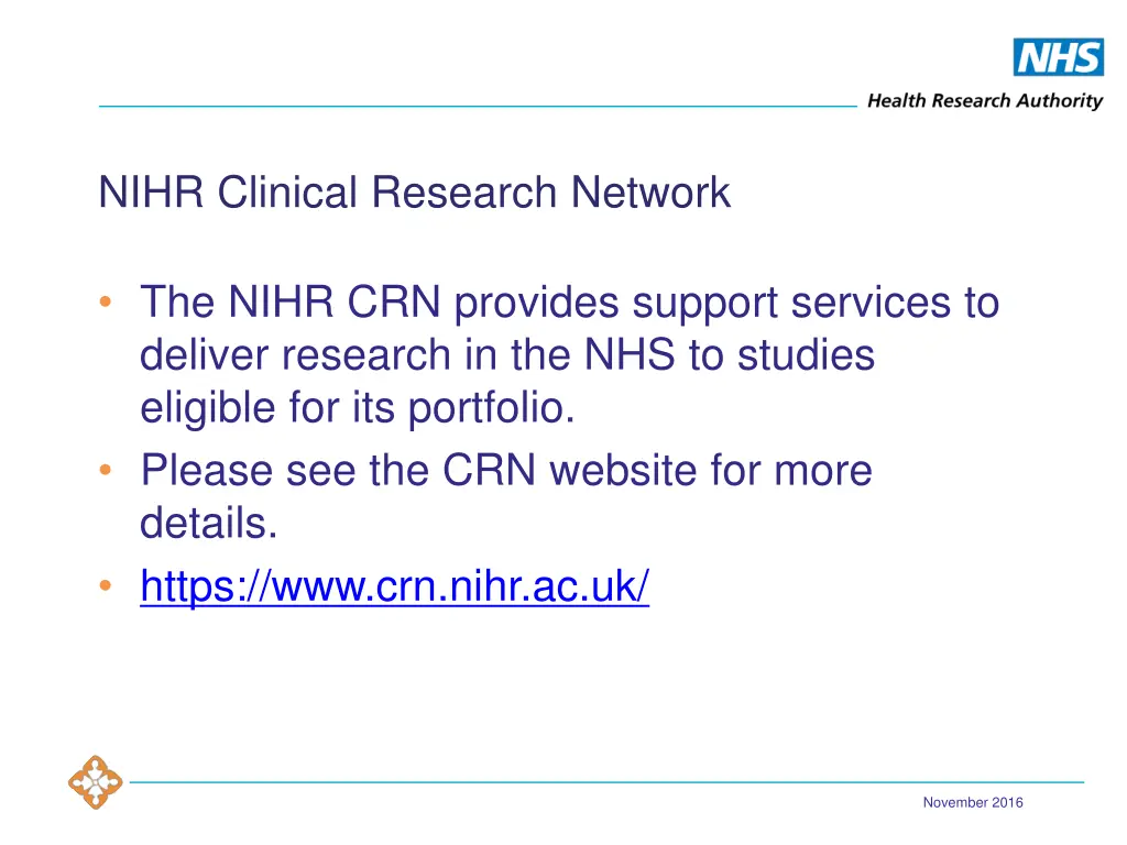 nihr clinical research network