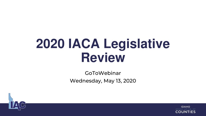 2020 iaca legislative review