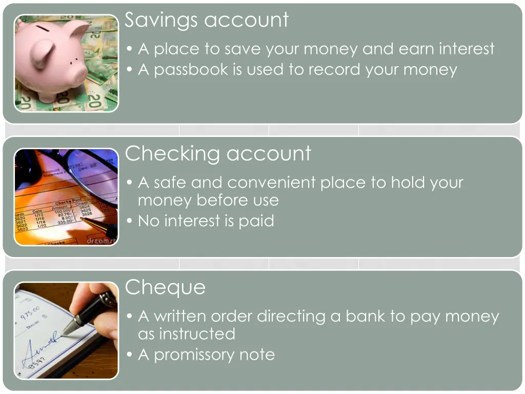 savings account a place to save your money