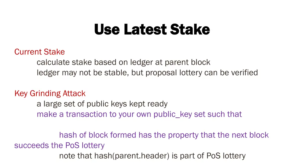 use latest stake use latest stake