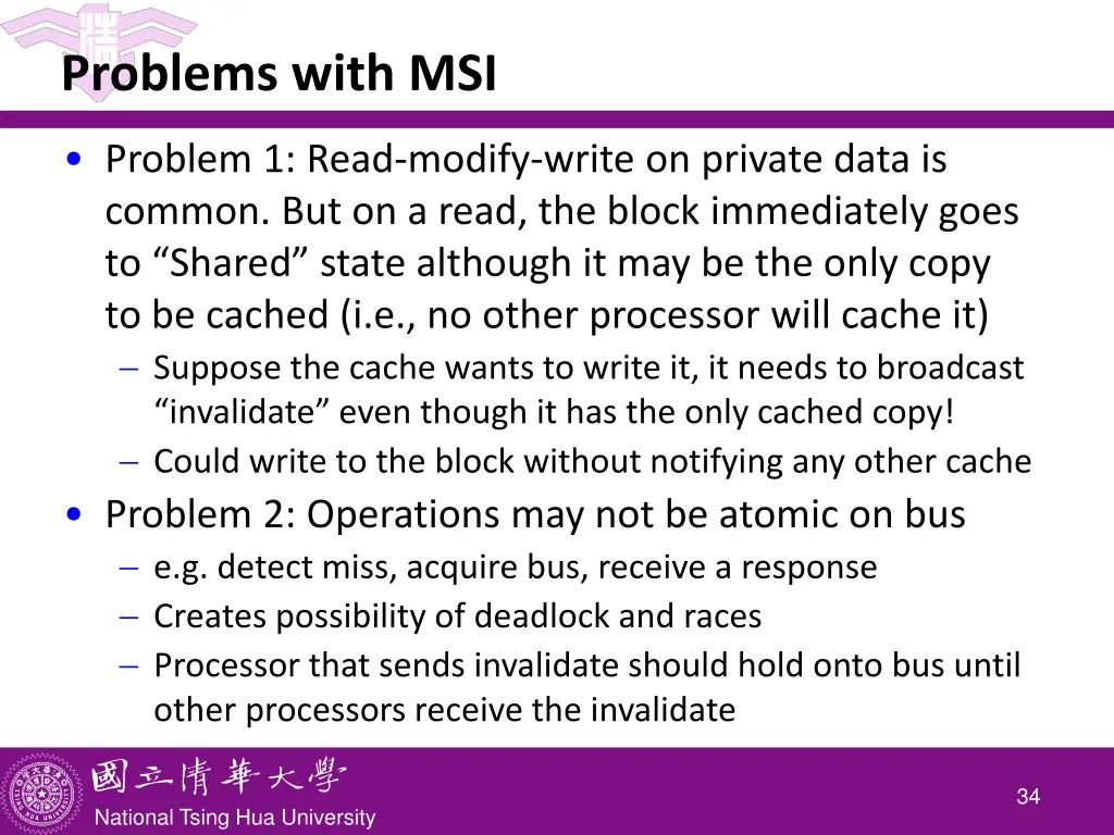 problems with msi