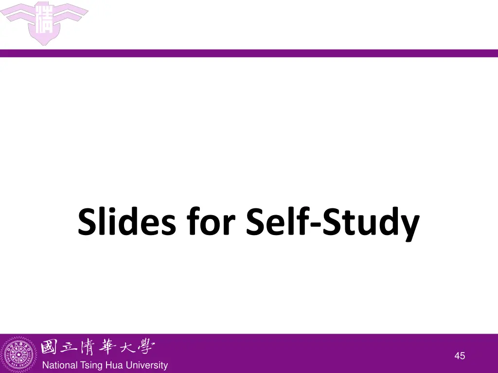slides for self study
