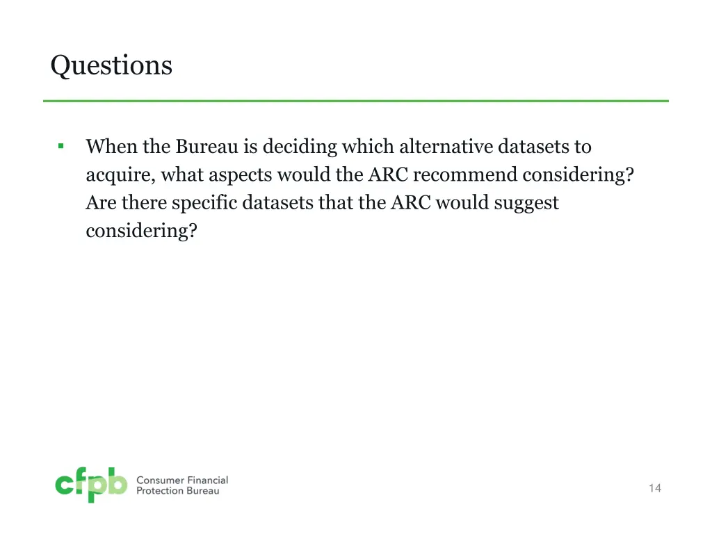 questions