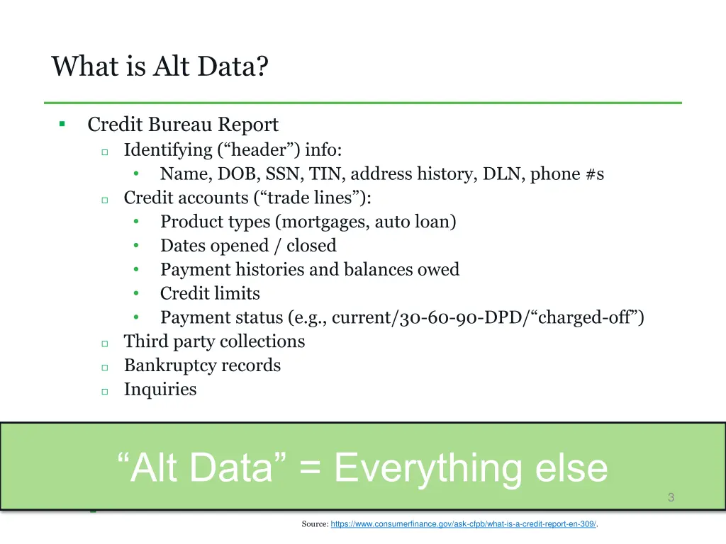 what is alt data