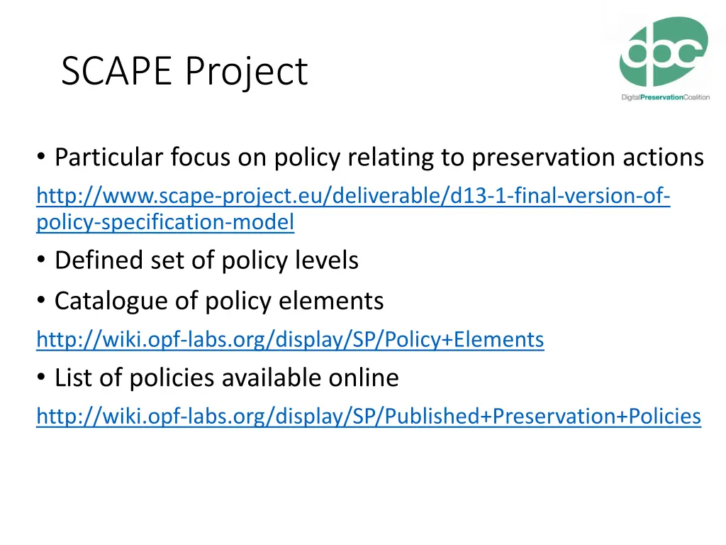scape project