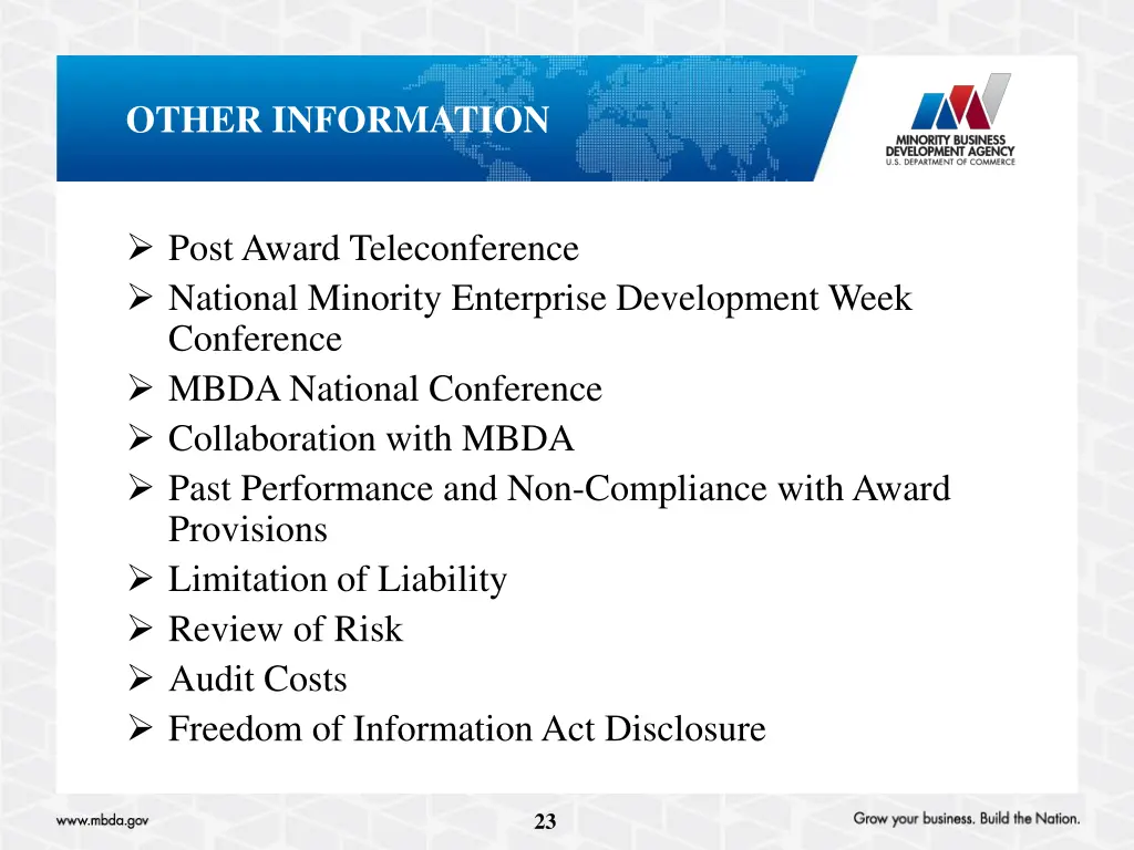 other information