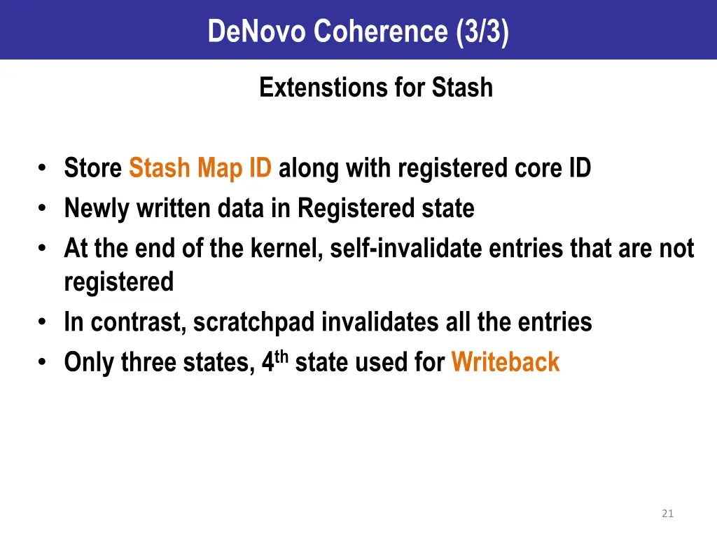 denovo coherence 3 3