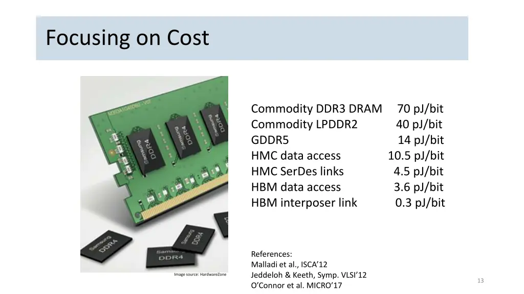 focusing on cost