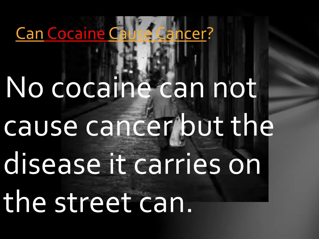 cancocaine cause cancer