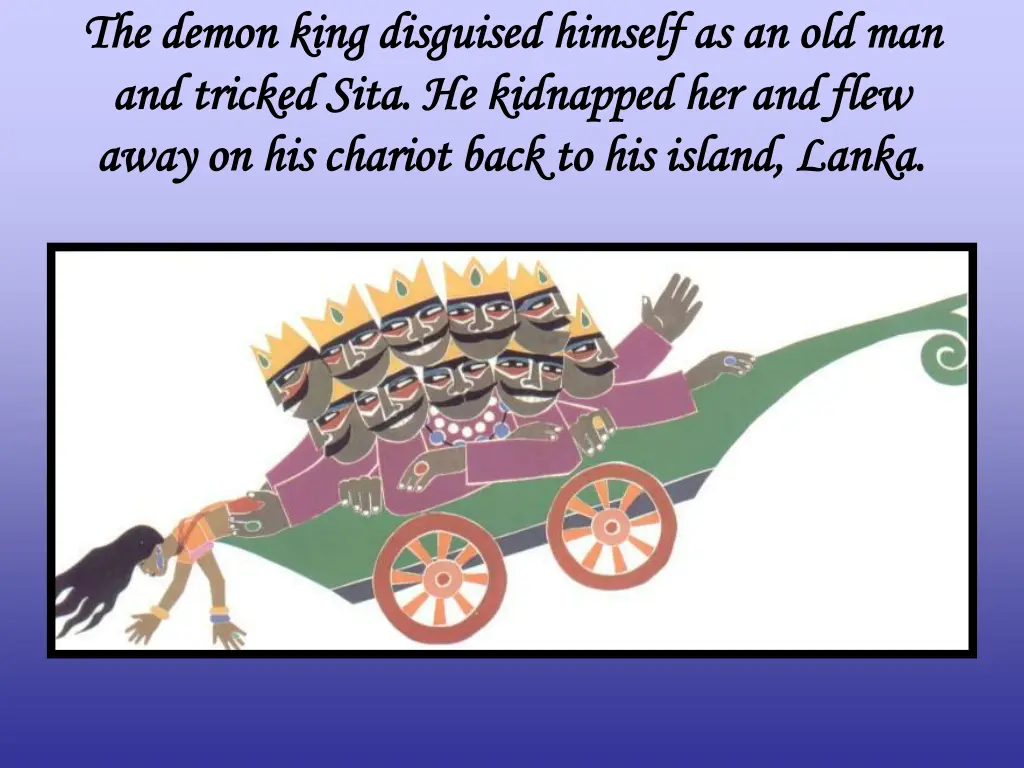 the demon king disguised himself