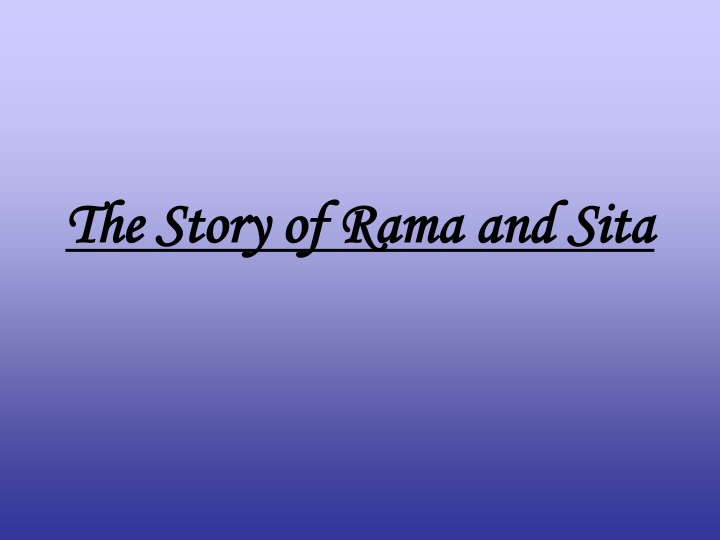 the story of rama and sita the story of rama