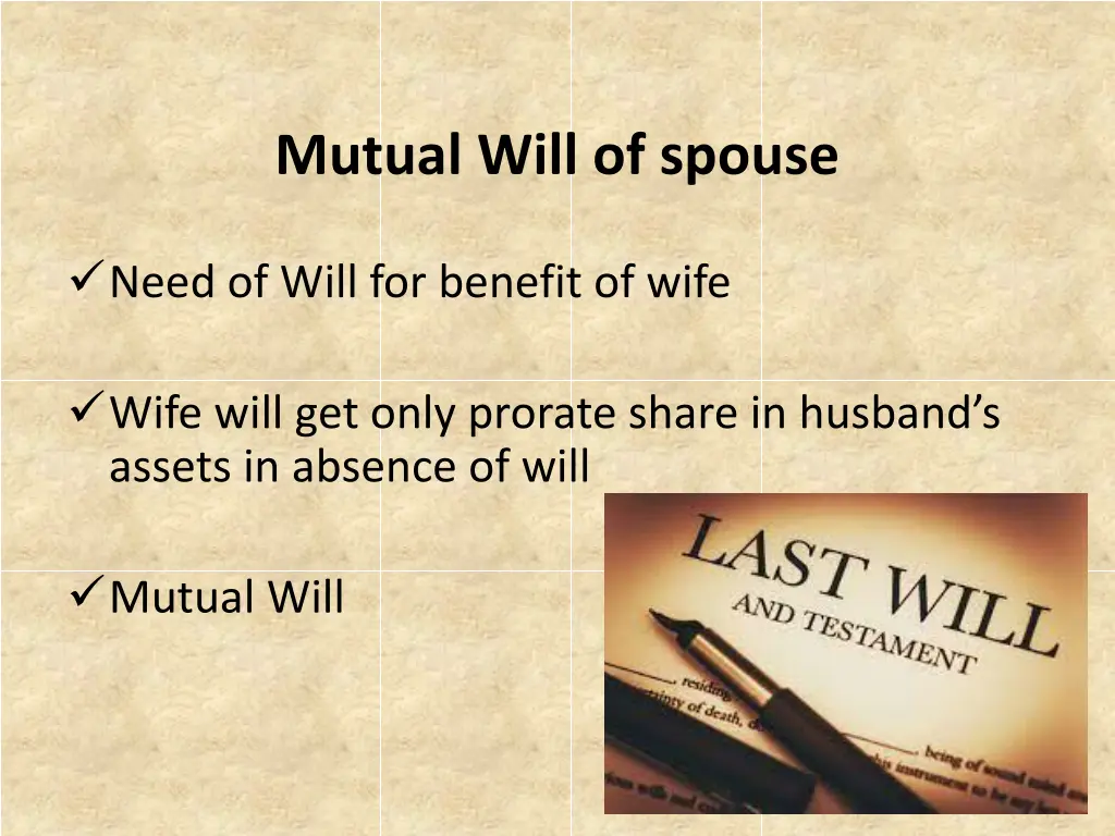 mutual will of spouse