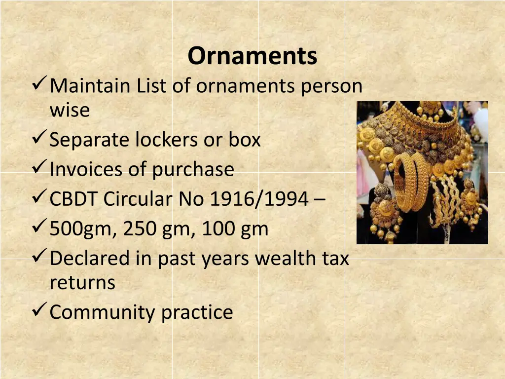 ornaments