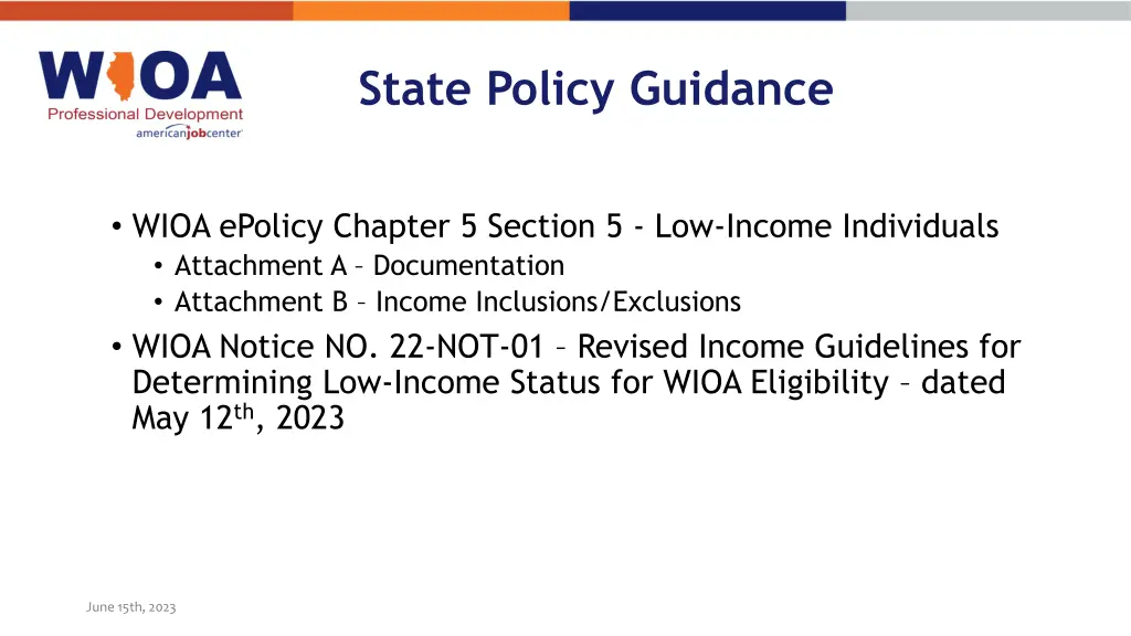 state policy guidance