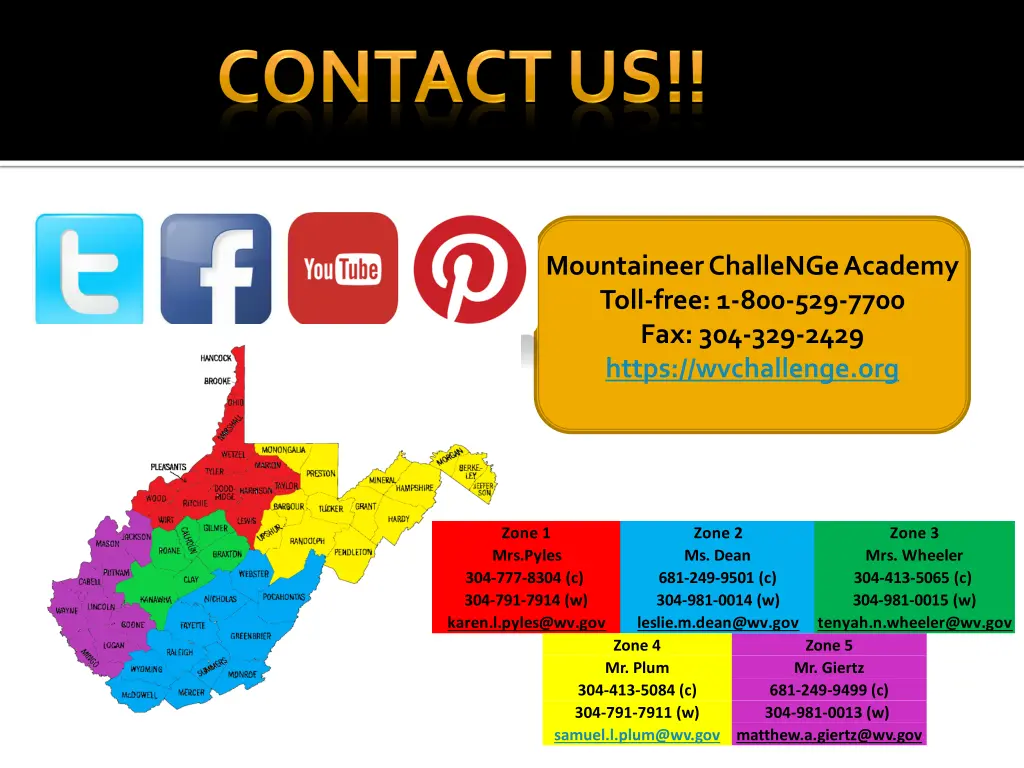 mountaineer challenge academy toll free