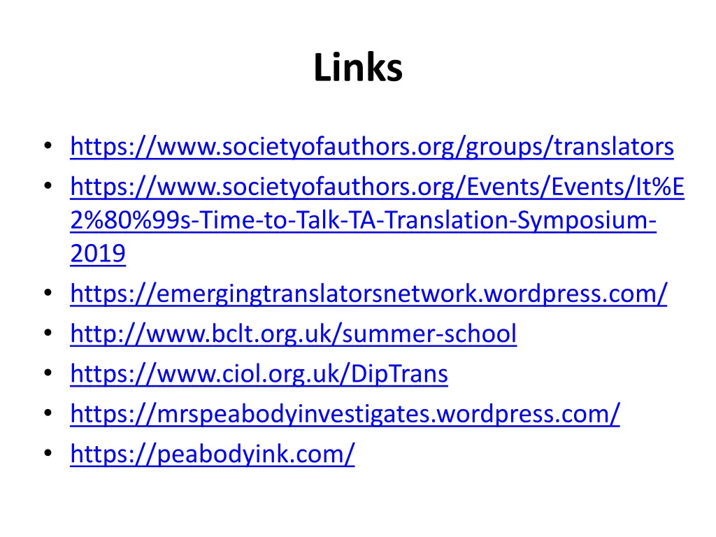 links