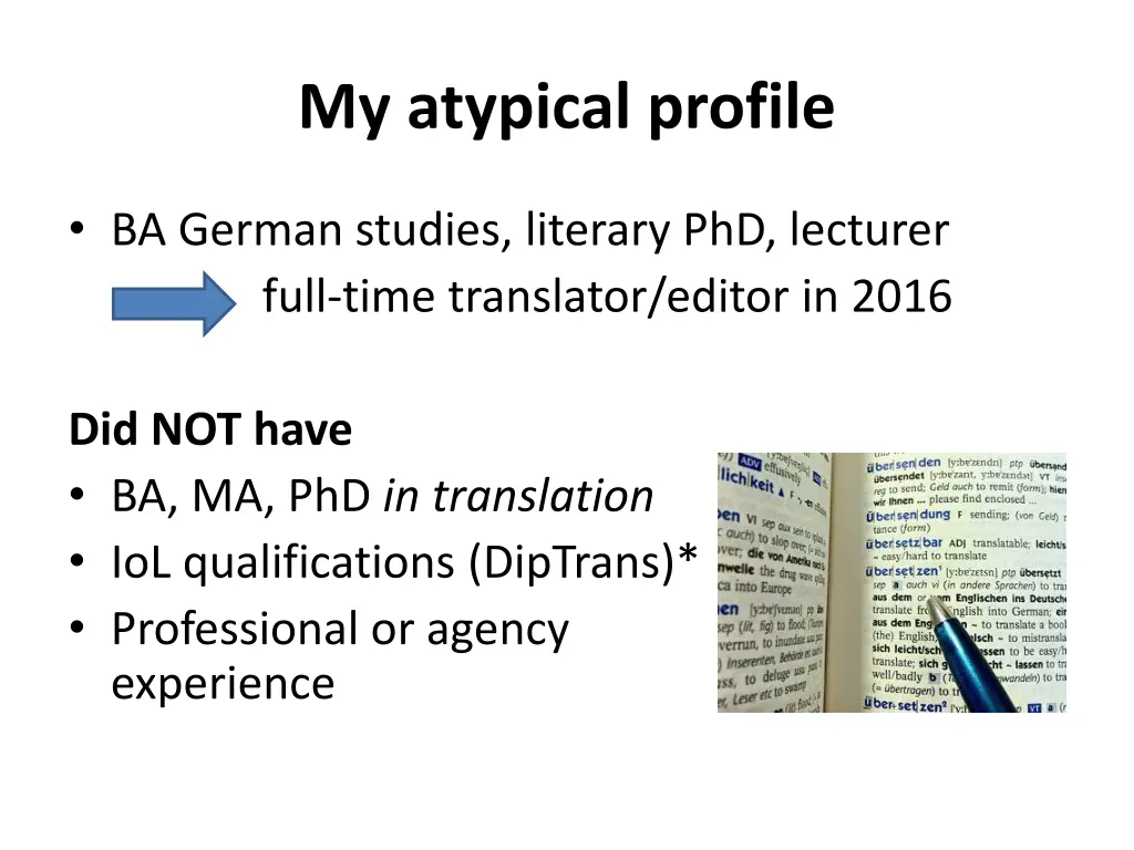 my atypical profile