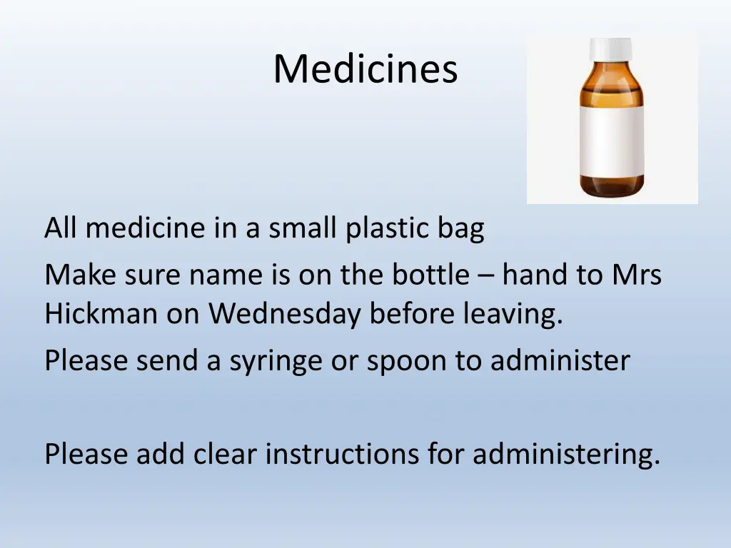 medicines